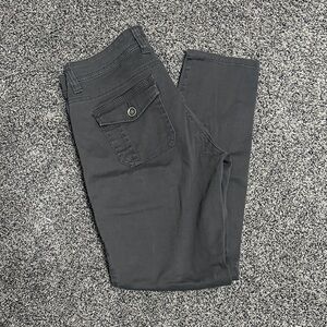 UNIONBAY Women's Dark Gray Straight Leg Jeans